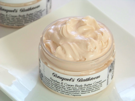Peaches & Cream Body Butter Cream (Vegan)