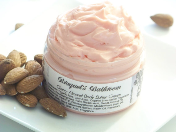 Cherry Almond Body Butter Cream (Vegan)