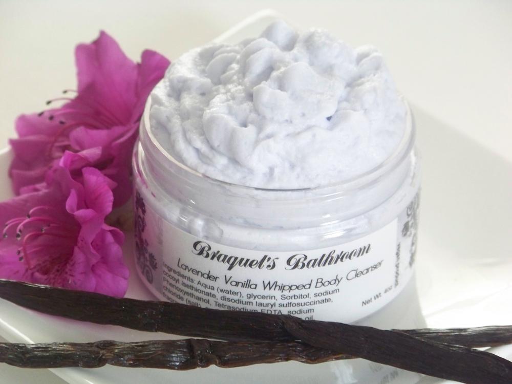 4oz Lavender Vanilla Whipped Body Cleanser (NEW)