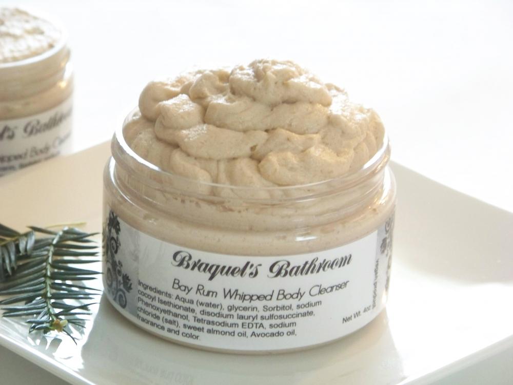 4oz Bay Rum Whipped Body Cleanser (NEW)