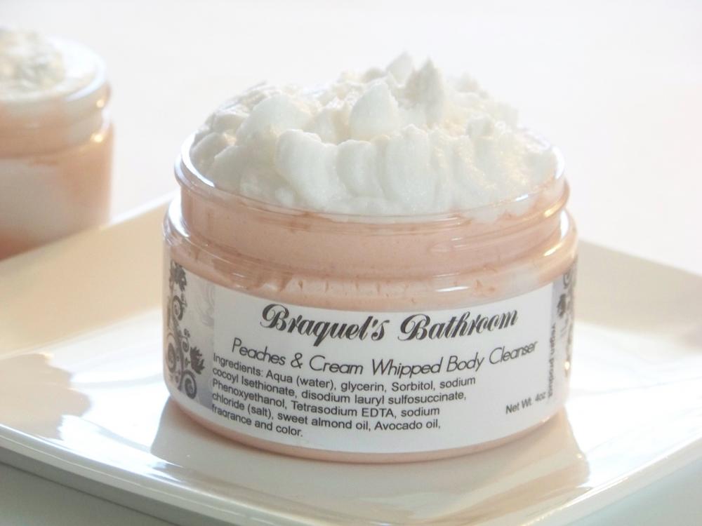 4oz Peaches & Cream Whipped Body Cleanser (NEW)